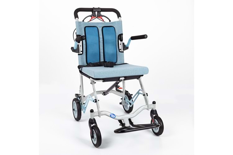 Comfort Plus DY01409LJ Mavi Alüminyum Transfer Tekerlekli Sandalye