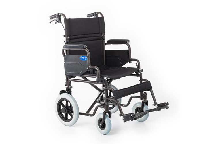 Comfort Plus Dm-327 50 cm Koyu Kahverengi Özellikli Tekerlekli Sandalye