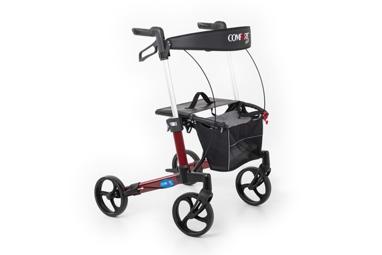 Comfort Plus Spırıt X3 Bordo Alüminyum Lux Rolatör