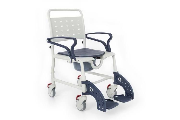 Comfort Plus DM-8088A Küçük 4 Teker Sandalye (PEDLİ) Lacivert