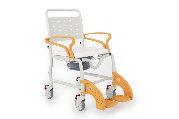 Comfort Plus DM-8088C Küçük 4 Teker Sandalye (SOFT) Turuncu