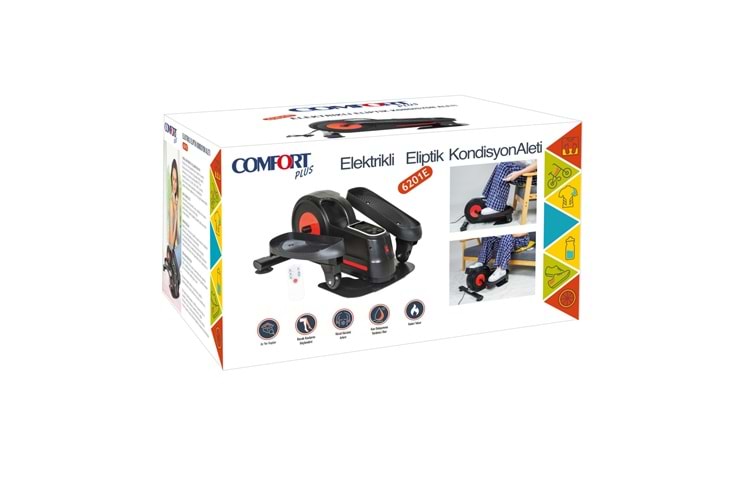 Comfort Plus DM-6002 Dijital Ekranlı Katlanabilir Manuel Egzersiz Pedalı
