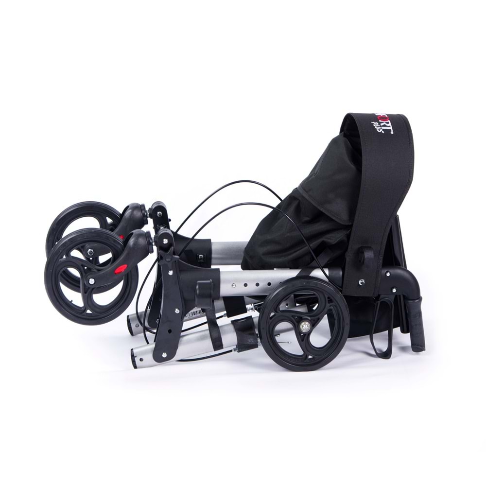 Comfort Plus DM-9102 Gümüş Lüx Alüminyum Rolatör