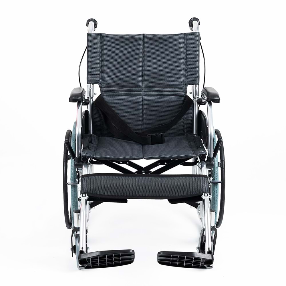 Comfort Plus KY863LAJ-A20 ( Gri ) Füme Alüminyum Özellikli Tekerlekli Sandalye