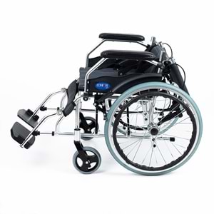 Comfort Plus KY863LAJ-A20 ( Gri ) Füme Alüminyum Özellikli Tekerlekli Sandalye