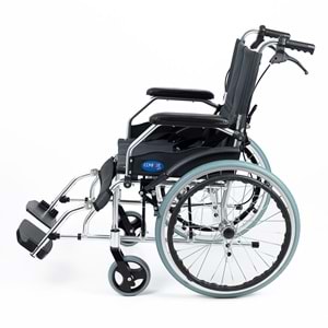 Comfort Plus KY863LAJ-A20 ( Gri ) Füme Alüminyum Özellikli Tekerlekli Sandalye