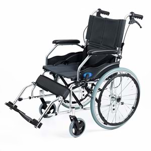 Comfort Plus KY863LAJ-A20 ( Gri ) Füme Alüminyum Özellikli Tekerlekli Sandalye