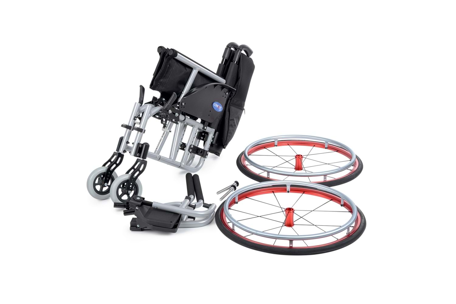 Comfort Plus DM-315 Active 38 cm Hafif Manuel Alüminyum Tekerlekli Sandalye