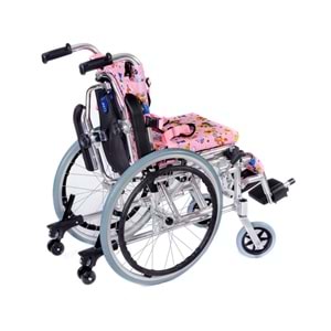 Comfort Plus KY980LQ-30 Alüminyum Pediatrik Özellikli Tekerlekli Sandalye OP1343 (PEMBE)