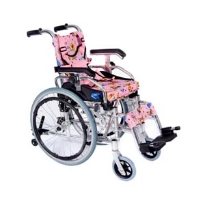 Comfort Plus KY980LQ-30 Alüminyum Pediatrik Özellikli Tekerlekli Sandalye OP1343 (PEMBE)