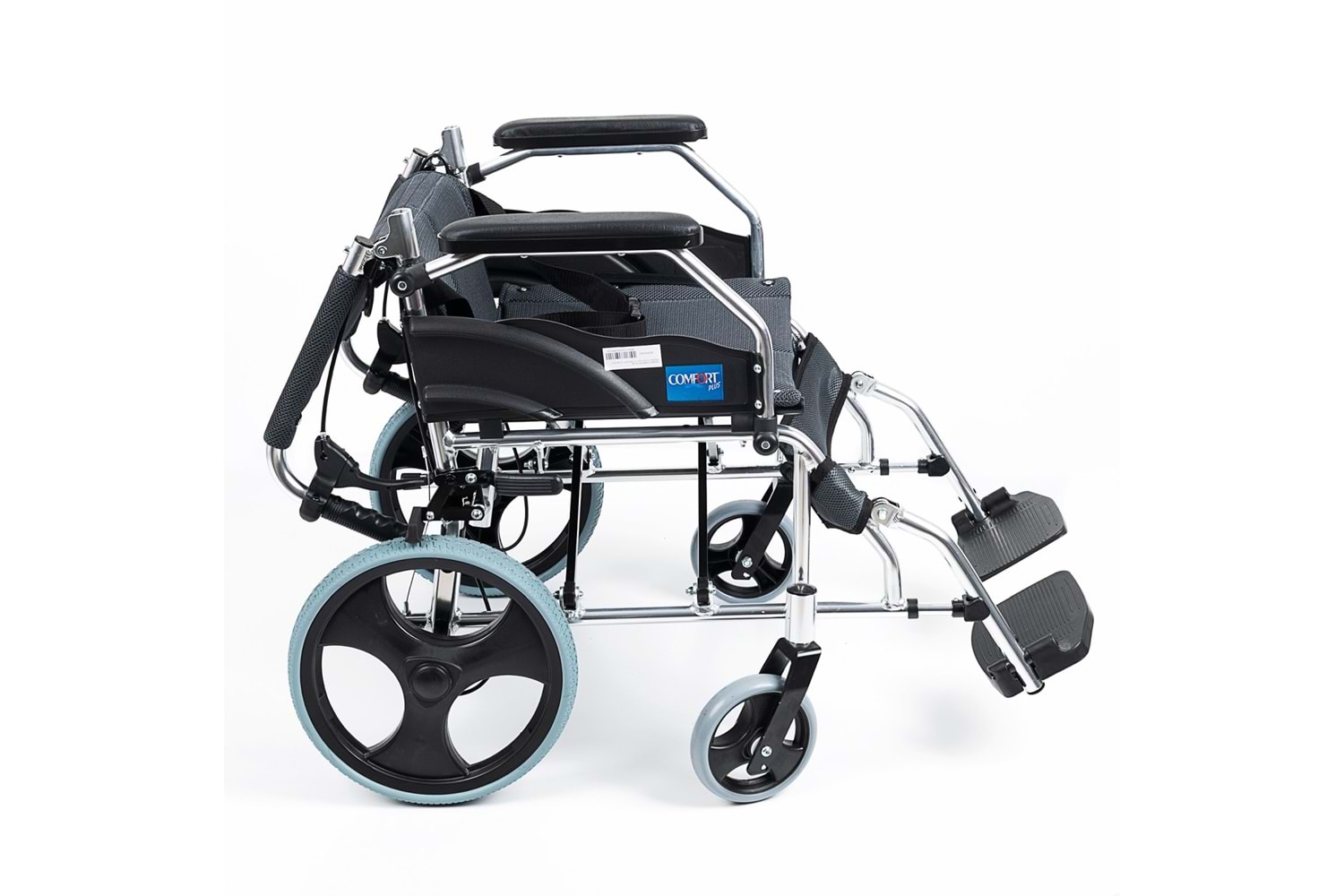 Comfort Plus KY863LABJ-A12 Füme Alüminyum Transfer Özellikli Tekerlekli Sandalye