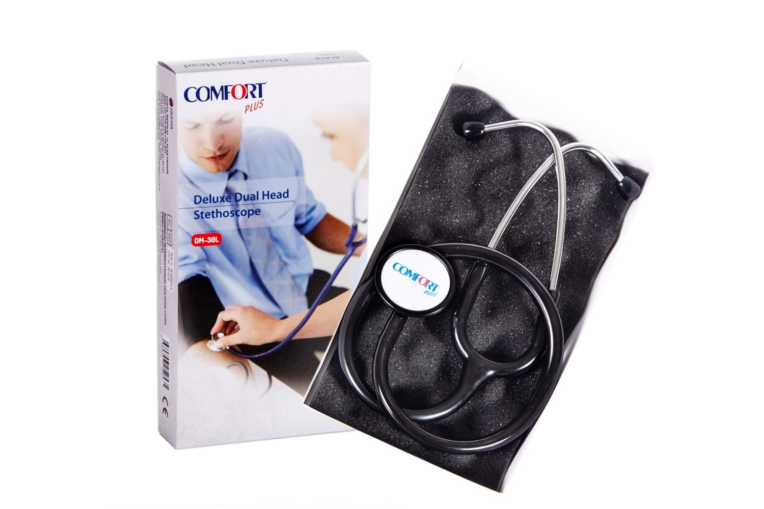 Comfort Plus DM-30L Çift Taraflı Siyah Steteskop