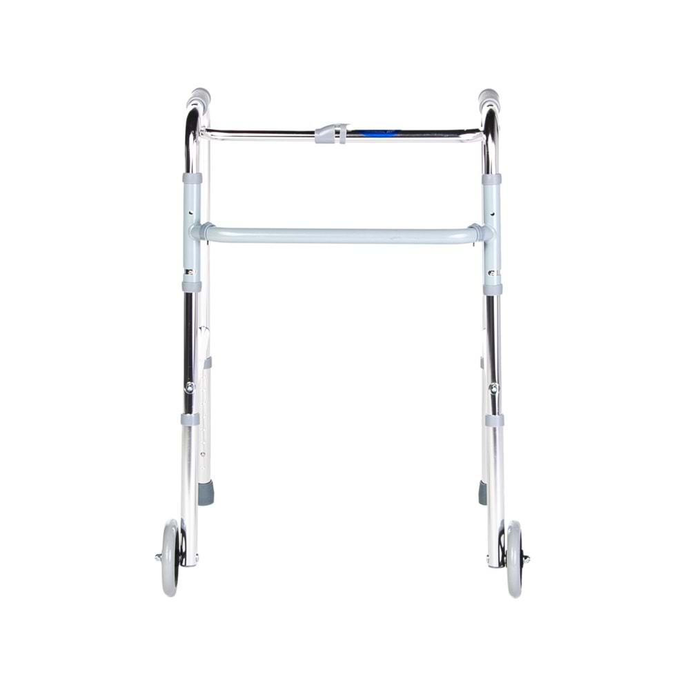 Comfort Plus KY912L Tekerlekli Alüminyum Walker Yürüteç