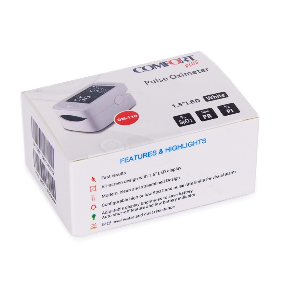 Comfort Plus DM-110 Parmak Tipi Pulse Oksimetre Cihazı