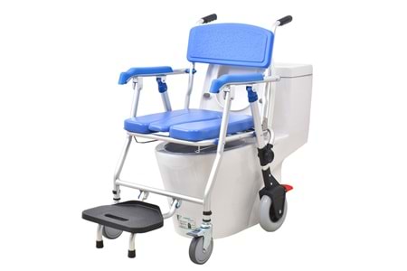 Comfort Plus DM-69U Banyo Tuvalet Özellikli Tekerlekli Sandalye