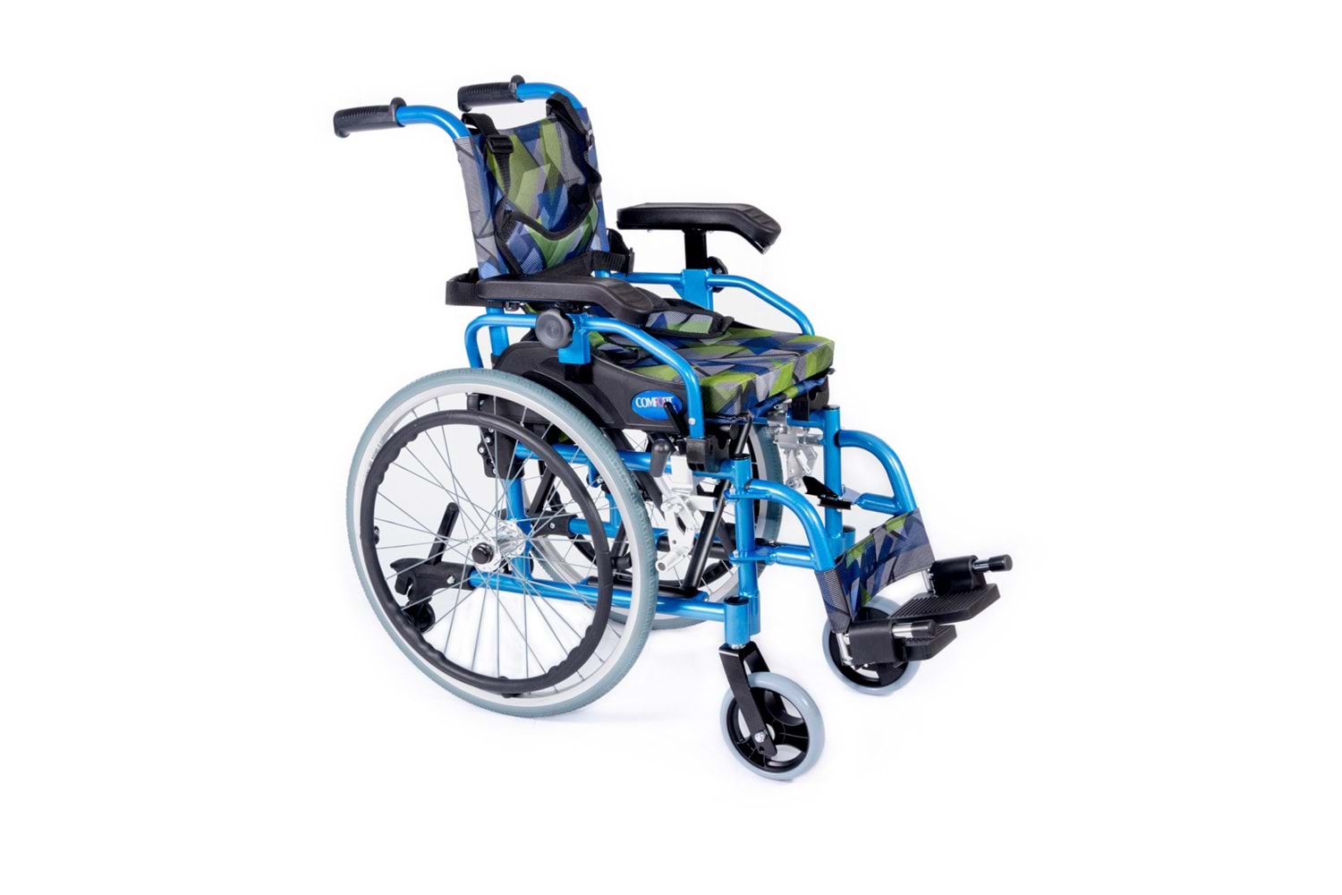 Comfort Plus KY980LQ-30 Alüminyum Pediatrik Özellikli Tekerlekli Sandalye OP1343 2023(YEŞİL)