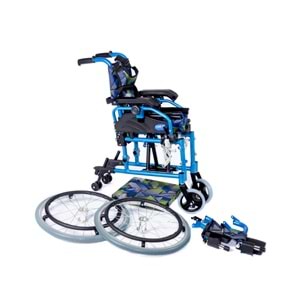 Comfort Plus KY980LQ-30 Alüminyum Pediatrik Özellikli Tekerlekli Sandalye OP1343 2023(YEŞİL)