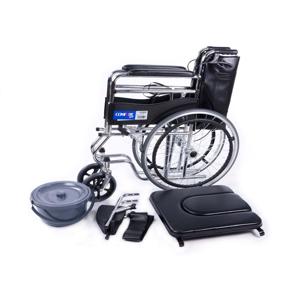 Comfort PLus DM-680 Tuvalet Özellikli Tekerlekli Sandalye