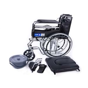 Comfort PLus DM-680 Tuvalet Özellikli Tekerlekli Sandalye