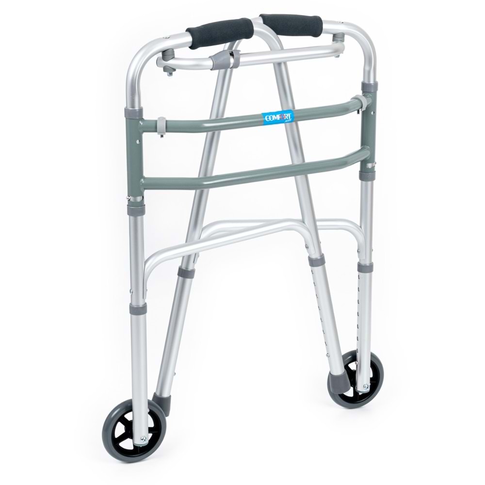 Comfort Plus Dm-912 Yetişkin 2 Tekerlekli Alüminyum Walker