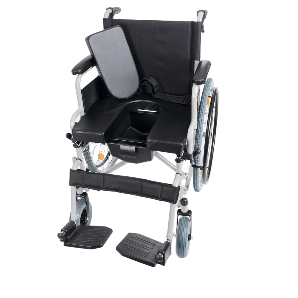 Comfort Plus DM-545 45cm Tuvalet WC Özellikli Tekerlekli Sandalye
