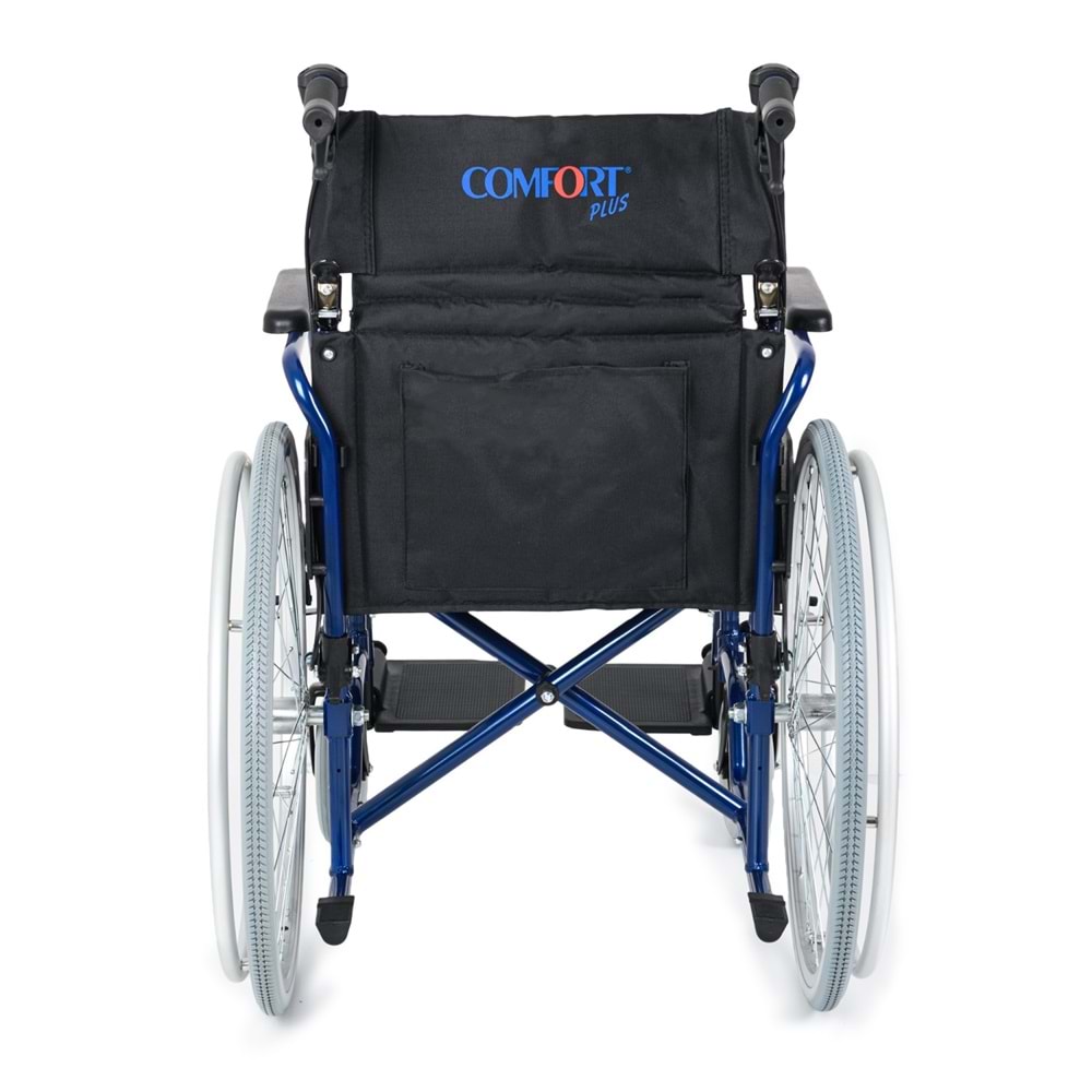 Comfort Plus DM-321 45cm Lacivert Alüminyum Özellikli Tekerlekli Sandalye