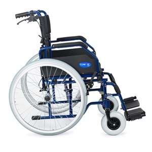 Comfort Plus DM-321 45cm Lacivert Alüminyum Özellikli Tekerlekli Sandalye