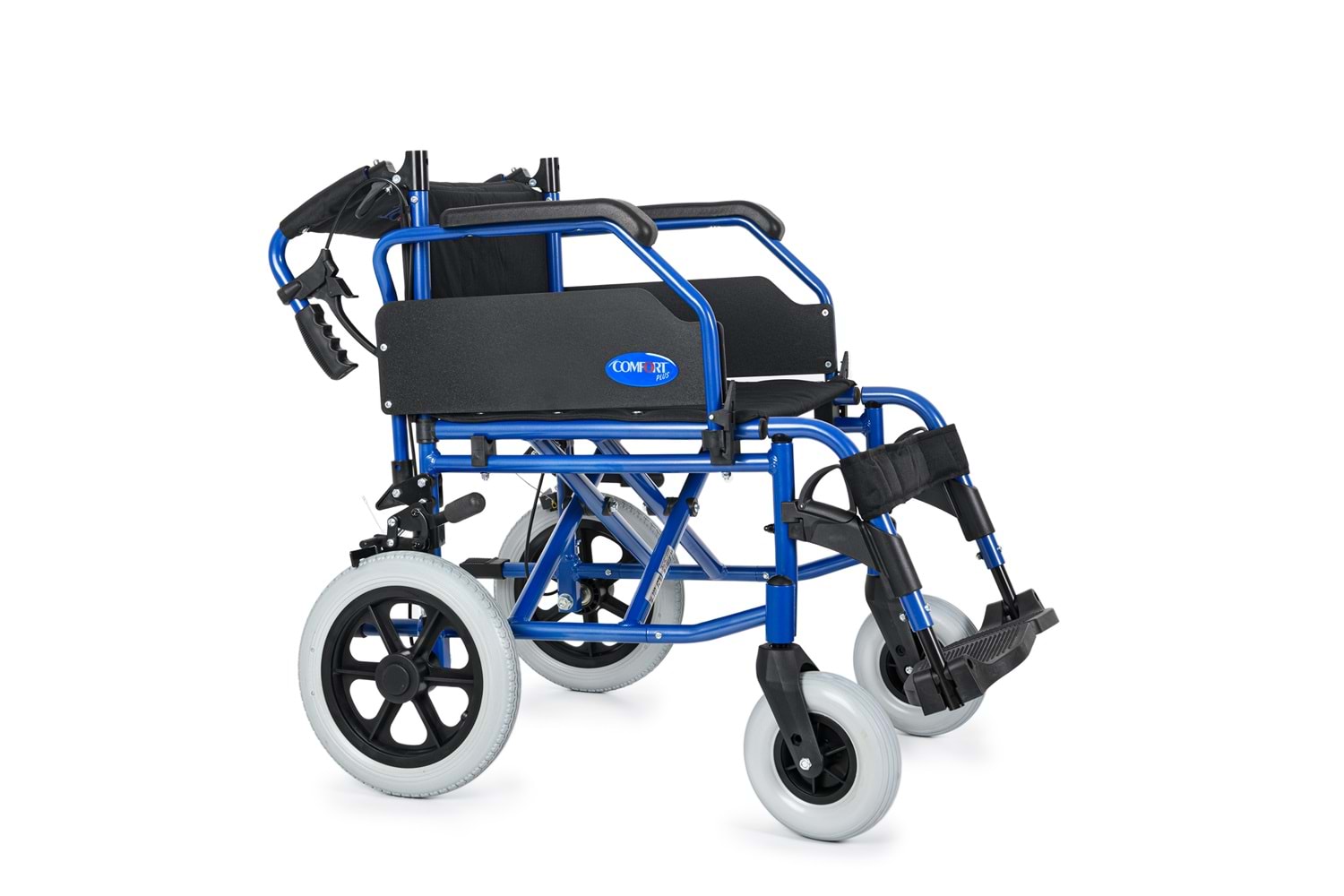 Comfort Plus DM-337 45 cm Lacivert Alüminyum Özellikli Transfer Tekerlekli Sandalye