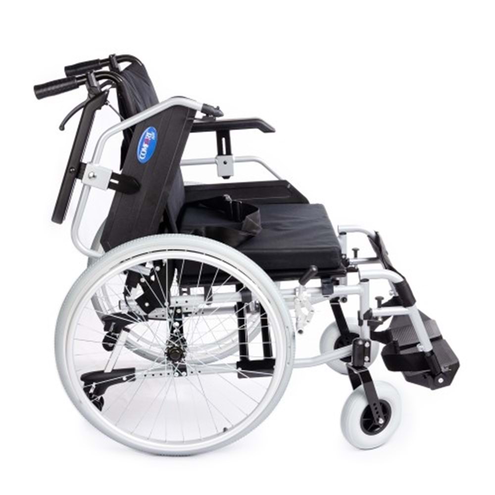 Comfort Plus Dm-Strong New 45 cm Hafif Alüminyum Manuel Tekerlekli Sandalye