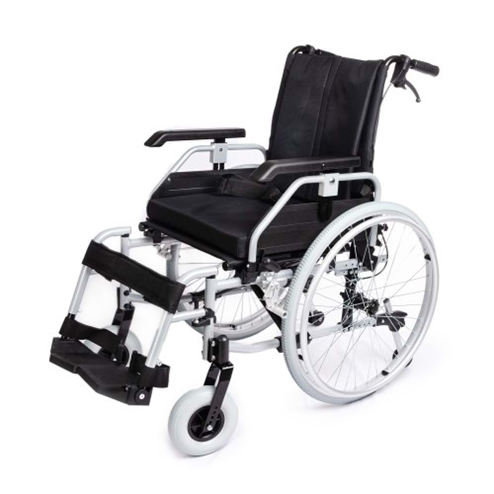 Comfort Plus Dm-Strong New 45 cm Hafif Alüminyum Manuel Tekerlekli Sandalye