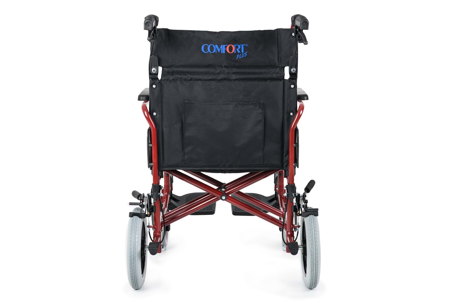Comfort Plus DM-337 50 cm Bordo Alüminyum Özellikli Transfer Tekerlekli Sandalye
