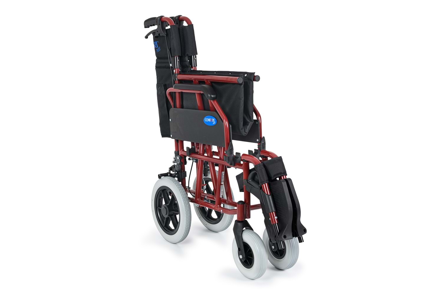 Comfort Plus DM-337 50 cm Bordo Alüminyum Özellikli Transfer Tekerlekli Sandalye