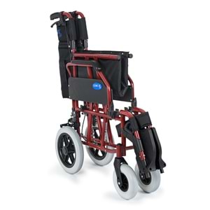 Comfort Plus DM-337 50 cm Bordo Alüminyum Özellikli Transfer Tekerlekli Sandalye