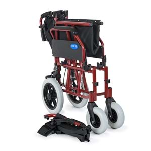 Comfort Plus DM-337 50 cm Bordo Alüminyum Özellikli Transfer Tekerlekli Sandalye