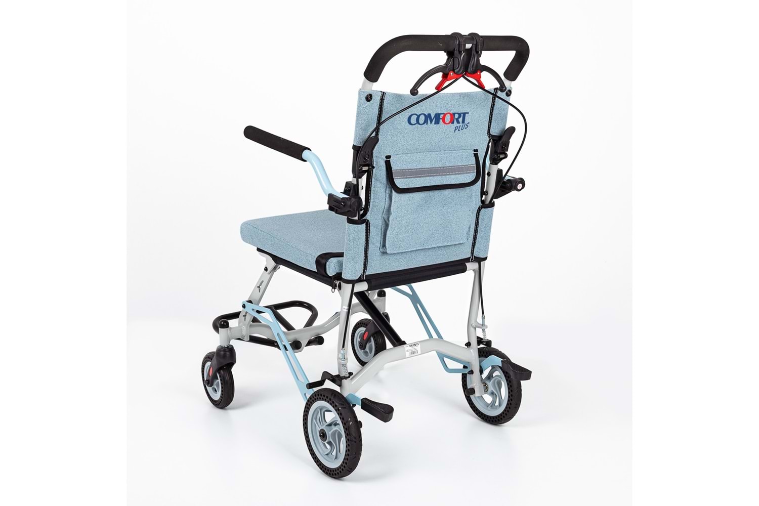 Comfort Plus DY01409LJ Mavi Alüminyum Transfer Tekerlekli Sandalye