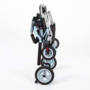 Comfort Plus DY01409LJ Mavi Alüminyum Transfer Tekerlekli Sandalye