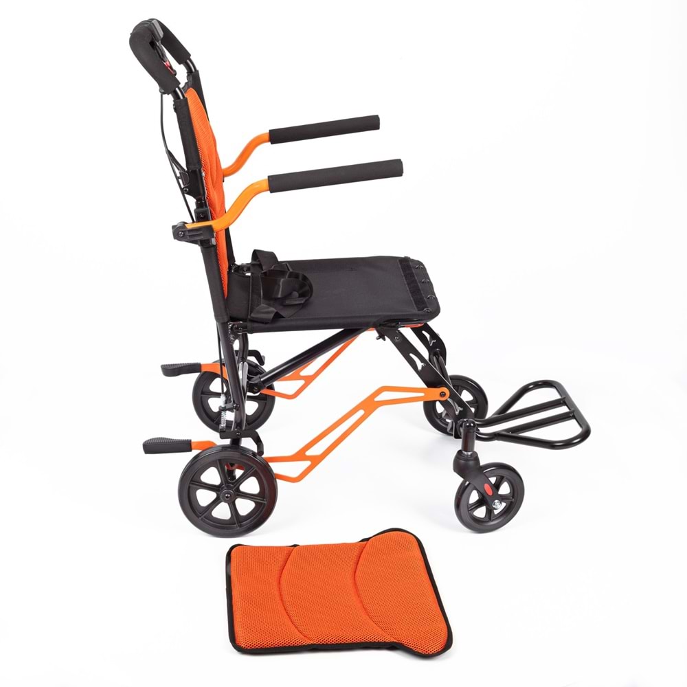 Comfort Plus DY01409LJ Turuncu Transfer Tekerlekli Sandalye