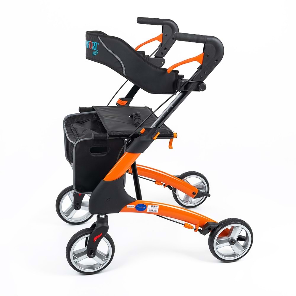 Comfort Plus DY049147L Alüminyum Turuncu Karbon Rolatör