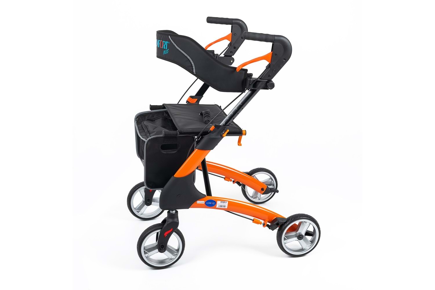 Comfort Plus DY049147L Turuncu Alüminyum Rolatör