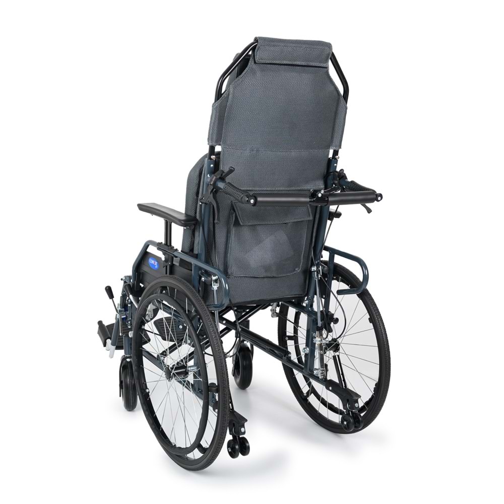 Comfort Plus KY954LGC-46 Lux Alüminyum Özellikli Tekerlekli Sandalye (Baş,Boyun Destekli)Baldır Destekli Ayaklar