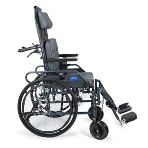 Comfort Plus KY954LGC-46 Lux Alüminyum Özellikli Tekerlekli Sandalye (Baş,Boyun Destekli)Baldır Destekli Ayaklar