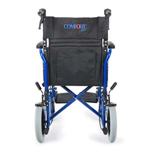 Comfort Plus DM-327 45cm Lacivert Özellikli Transfer Tekerlekli Sandalyesi