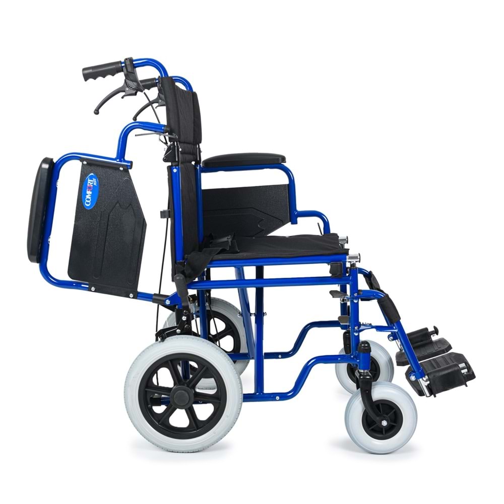 Comfort Plus DM-327 45cm Lacivert Özellikli Transfer Tekerlekli Sandalyesi