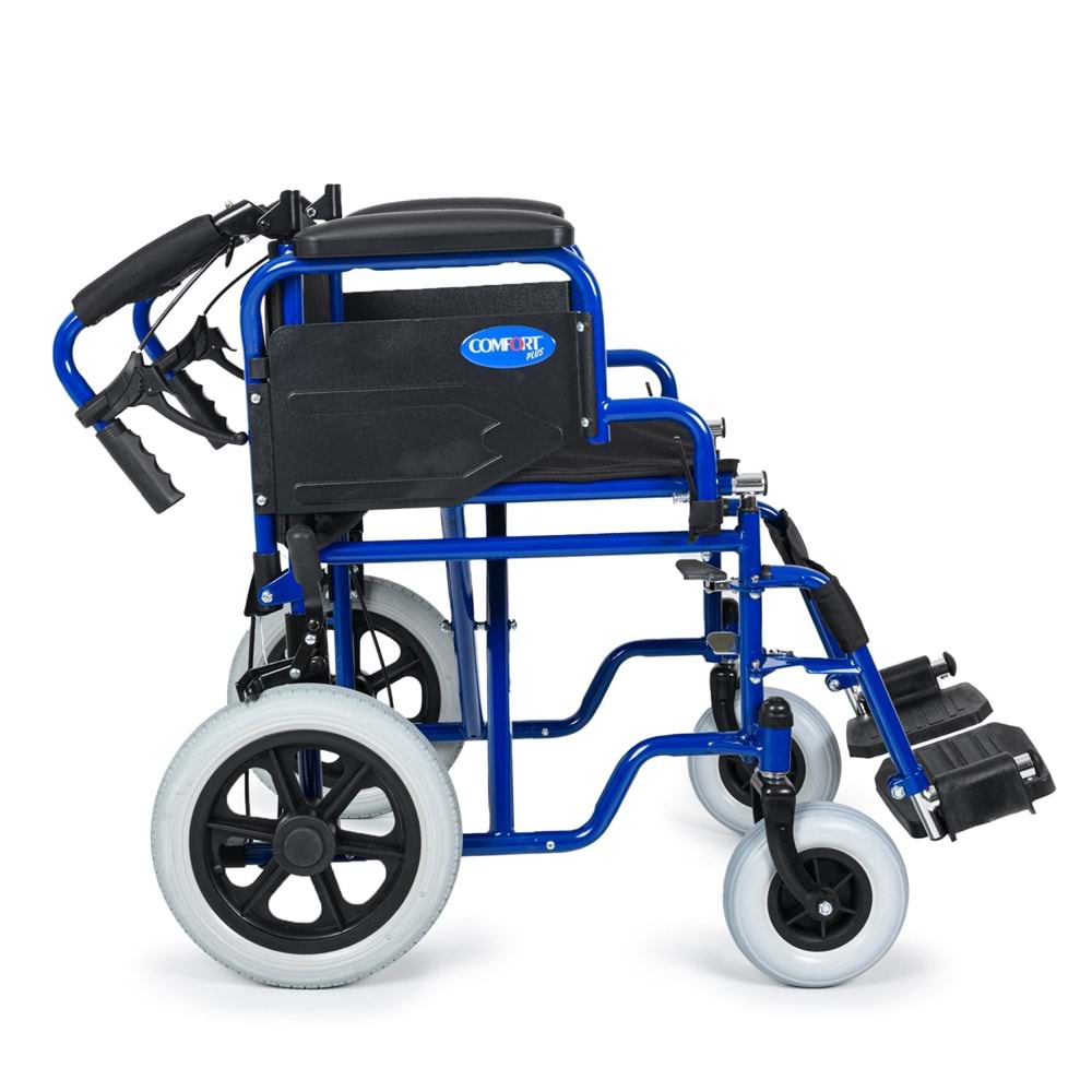 Comfort Plus DM-327 45cm Lacivert Özellikli Transfer Tekerlekli Sandalyesi