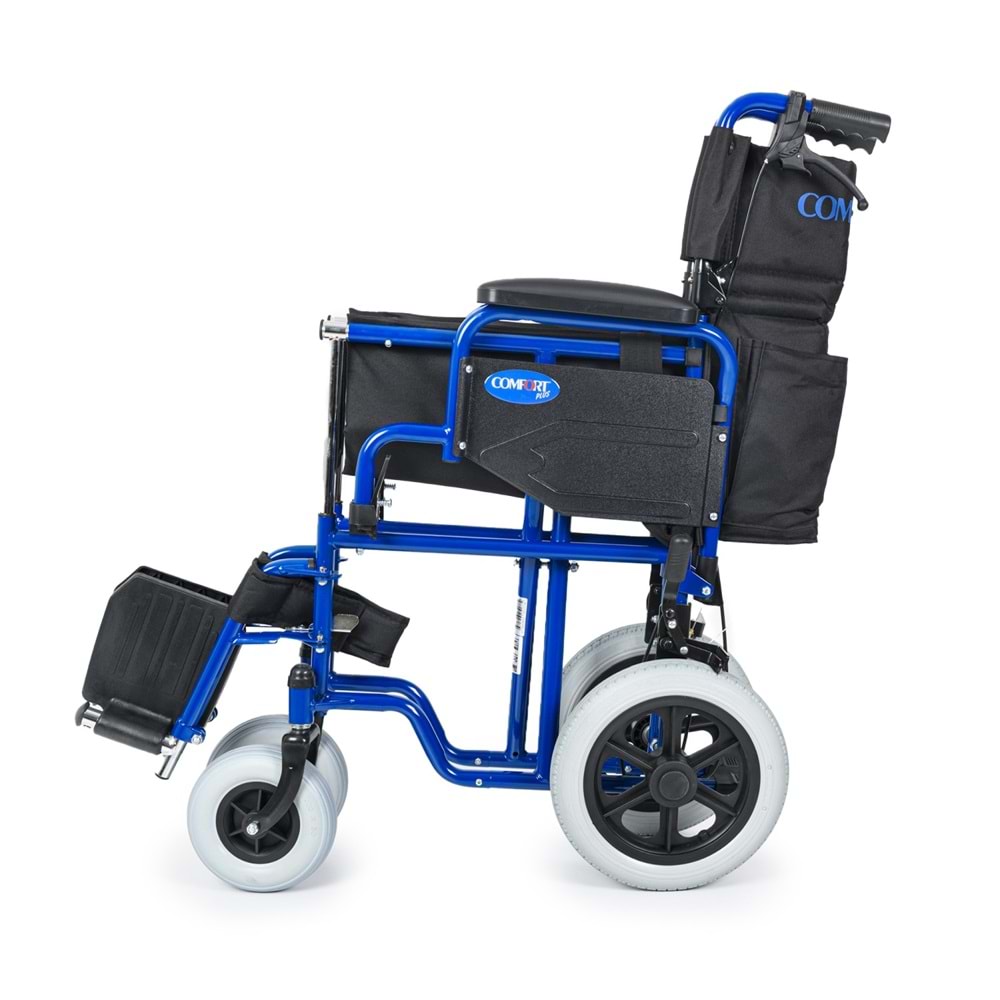 Comfort Plus DM-327 45cm Lacivert Özellikli Transfer Tekerlekli Sandalyesi