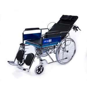 Comfort Plus DY02609GC Sırtı Yatar Ayak Kalkar Tuvalet Özellikli Tekerlekli Sandalye