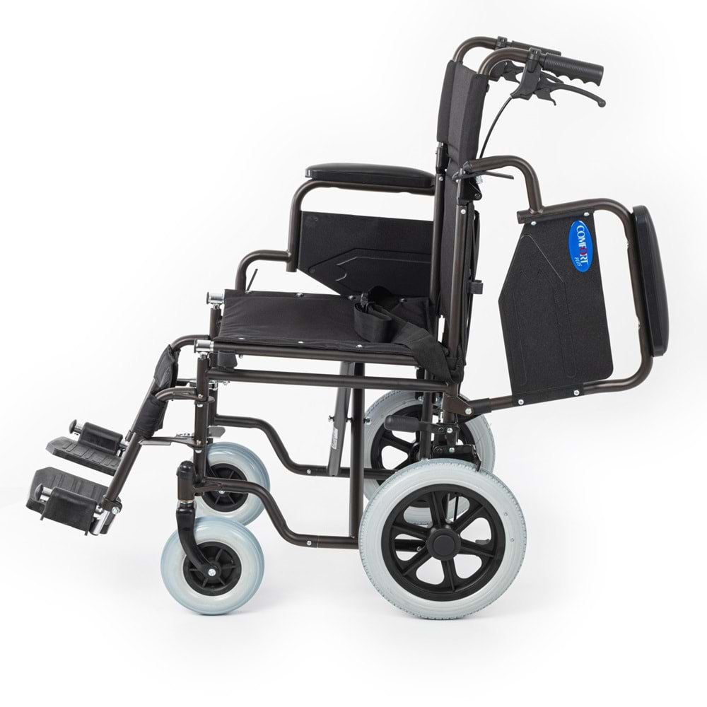 Comfort Plus Dm-327 50 cm Koyu Kahverengi Özellikli Tekerlekli Sandalye