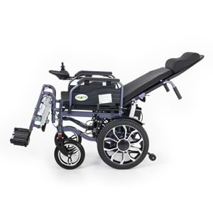 Creative CR-8012 Akülü Tekerlekli Sandalye Özellikli Motorlu Sırt Yatar ve Motorlu Ayak Kalkar (Havalı Minder) Hediyeli