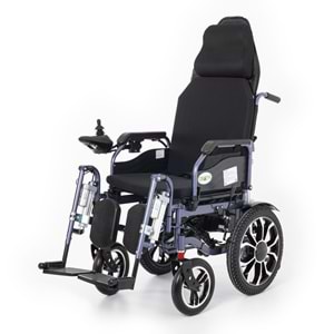 Creative CR-8012 Akülü Tekerlekli Sandalye Özellikli Motorlu Sırt Yatar ve Motorlu Ayak Kalkar (Havalı Minder) Hediyeli