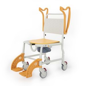 Comfort Plus DM-8088A Küçük 4 Teker Sandalye (PEDLİ) Turuncu